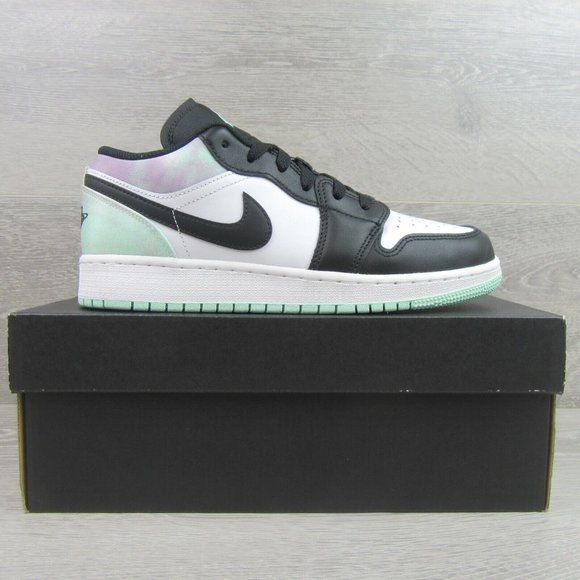 Air Jordan 1 Low SE Pastel Tie-Dye GS Size 7Y / Women's Size 8.5 NEW DQ2514-100 - Picture 2 of 14